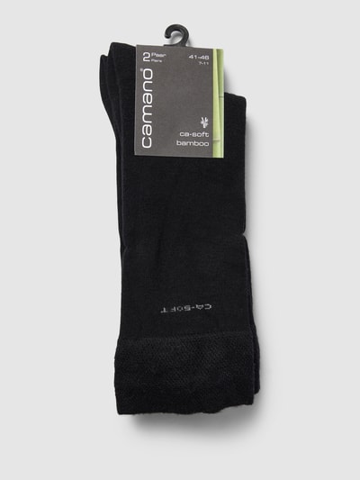 camano Socken mit Label-Detail im 4er-Pack Black 3