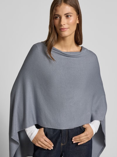 comma Poncho mit U-Boot-Ausschnitt Rauchblau 3