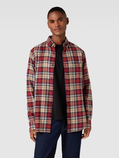 Gant Regular Fit Freizeithemd mit Tartan-Karo Bordeaux 4