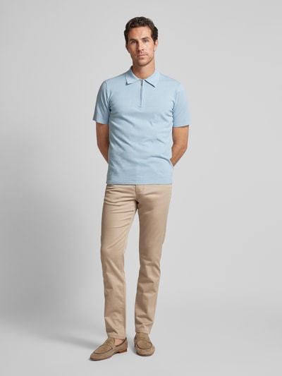 Christian Berg Men Regular fit chino in 5-pocketmodel Lichtbruin - 1