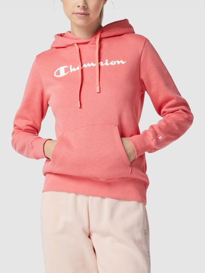 CHAMPION Hoodie mit Label-Applikation Fuchsia 4