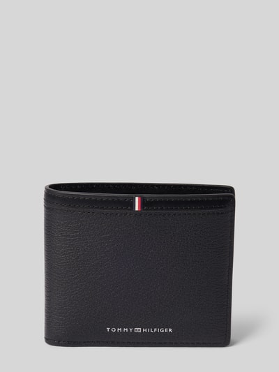 Tommy Hilfiger Portemonnaie aus echtem Leder Modell 'CORP CC AND COIN' BLACK 1