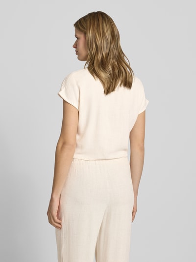 ONLY Regular Fit Blusentop aus Viskose-Leinen-Mix Modell 'SIESTA' Ecru 5