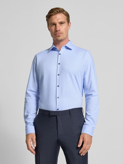 Jake*s Regular Fit Business-Hemd mit Kentkragen Bleu 4