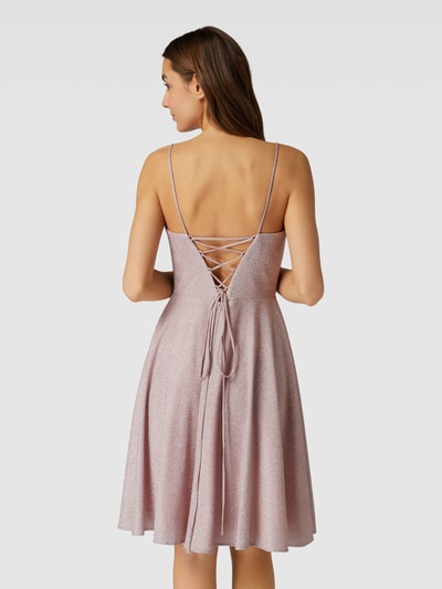 Luxuar Cocktailkleid mit Effektgarn Rose 5