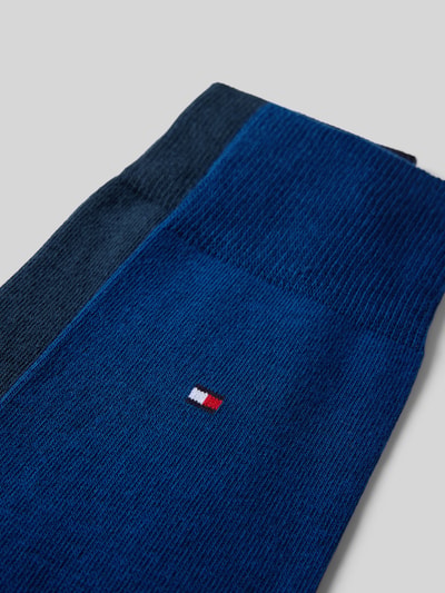 Produktfoto, Socken aus Baumwoll-Mix von Tommy Hilfiger, Herren Socken, strukturierte Oberfläche, Farben Dunkelblau und Blau