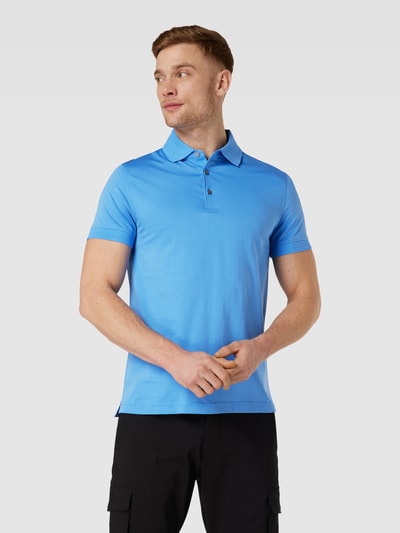 Tommy Hilfiger Regular fit poloshirt met logostitching Blauw - 4