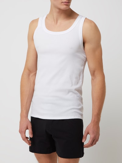 Schiesser Tanktop met stretch  Wit - 3