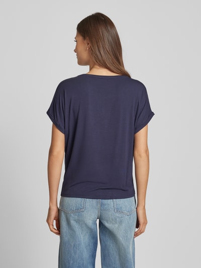 s.Oliver RED LABEL Relaxed Fit T-Shirt mit Statement-Print Marine 5