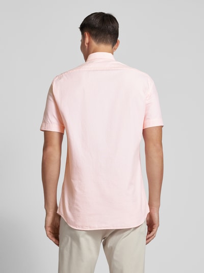 Tommy Hilfiger Regular fit zakelijk overhemd met labelstitching Roze - 5