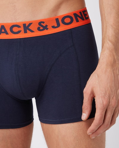 Jack & Jones Obcisłe bokserki z dodatkiem streczu  Ciemnoniebieski 2