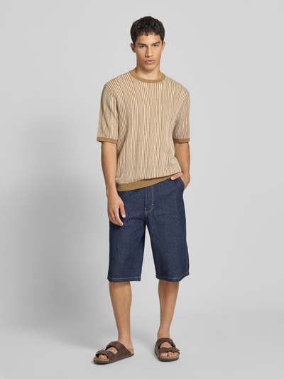 Only & Sons Relaxed Fit T-Shirt aus reiner Baumwolle Beige 1