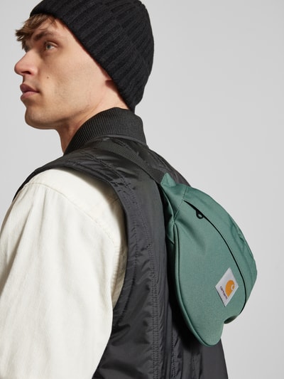 Carhartt Work In Progress Crossbodytas met labeldetail, model 'JAKE' Groen - 1