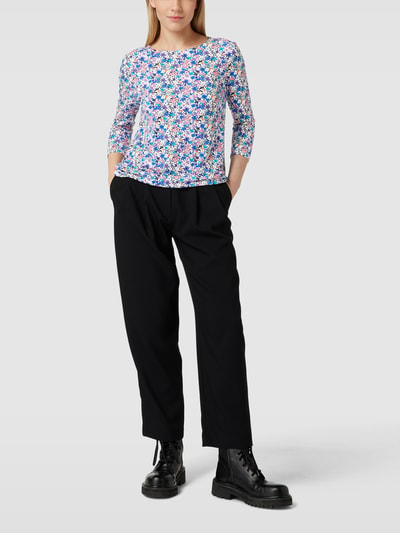 Christian Berg Woman Shirt met lange mouwen met all-over bloemenmotief Offwhite - 1