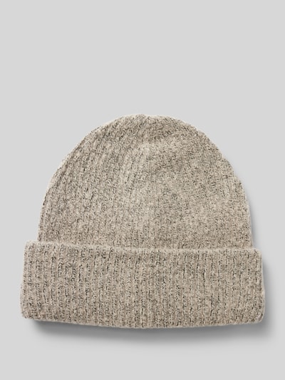 Pieces Beanie mit Umschlag in Melange Modell 'PYRON' Beige 1