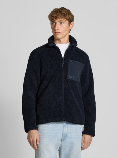 Only & Sons Regular Fit Webpelzjacke mit Mesh Innenstoff Modell 'DALLAS' Marine 4