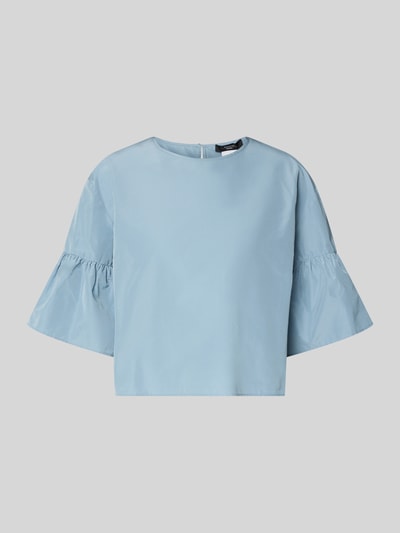 Weekend Max Mara Kort blousetop met katoen model 'BREAK' Lichtblauw - 2