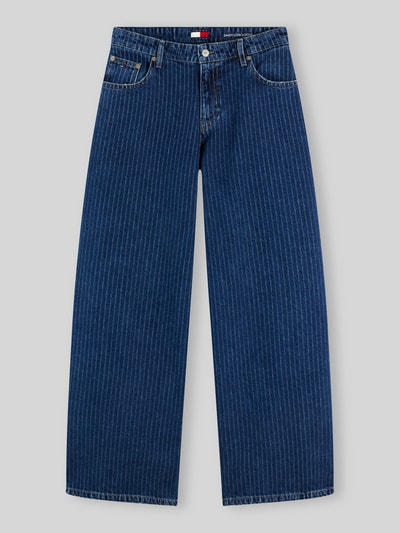 Tommy Jeans Wide Leg Jeans aus reiner Baumwolle mit Nadelstreifen Dunkelblau 2