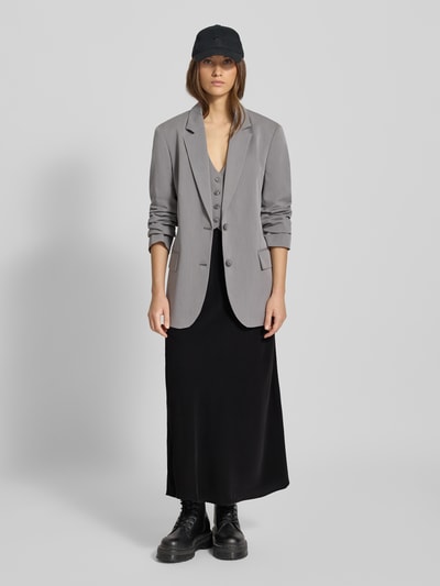 Pieces Uitlopende midirok met elastische band, model 'FRANAN'  - 1