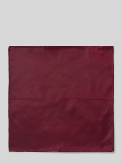 Blick Einstecktuch aus reiner Seide Bordeaux 2