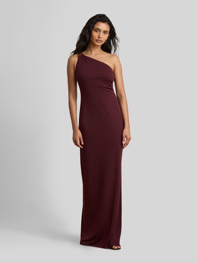 Lauren Ralph Lauren Nauwsluitende avondjurk met one-shoulder Bordeaux - 4