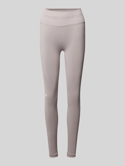 Under Armour Super Skinny Fit Leggings mit Logo-Print Taupe 1