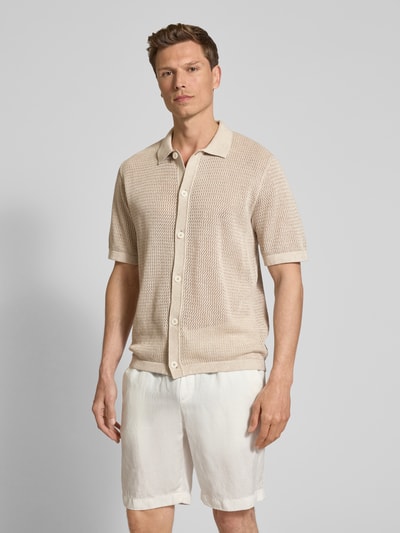 Jack & Jones Premium Freizeithemd mit Knopfleiste Modell 'AARTO' Offwhite 4
