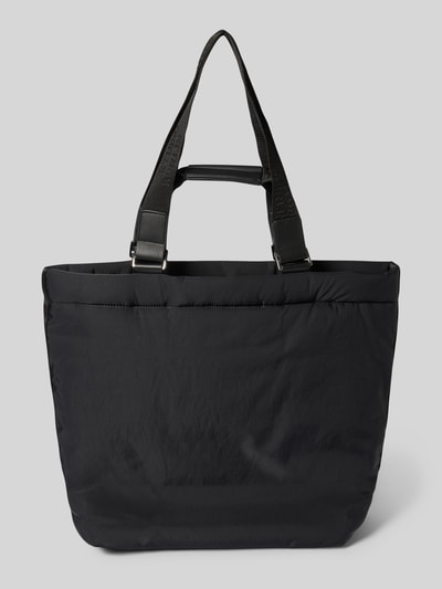 STUDIO BERLIN Handtasche mit Label-Badge Modell 'PRENZLAU' Black 4