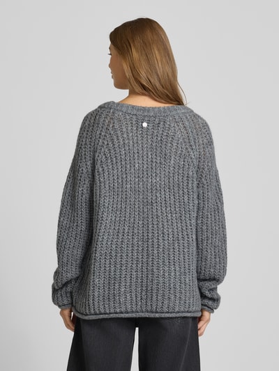 Smith and Soul Relaxed Fit Strickpullover mit Mohair-Anteil Dunkelgrau 5