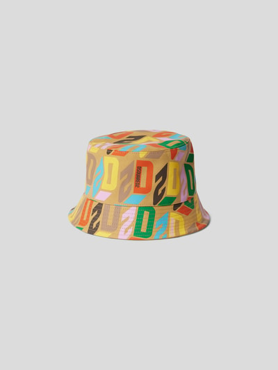 Dsquared2 Accessoires Bucket Hat mit Logo-Muster Beige 4