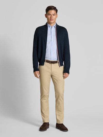 HECHTER PARIS Jack met labelpatch Marineblauw - 1