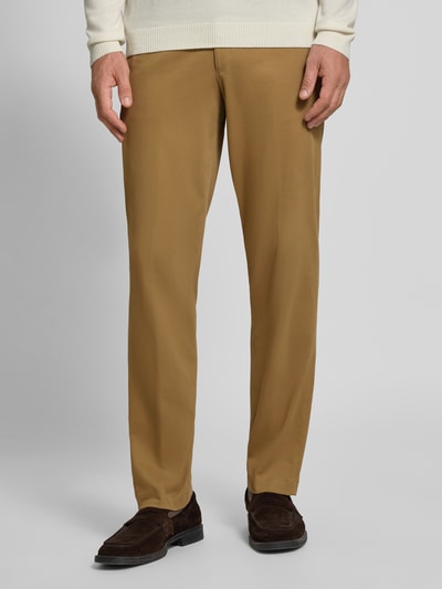 Hiltl Regular Fit Stoffhose mit Bügelfalten Modell 'Peaker' Beige 4