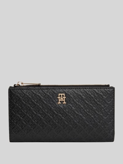 Tommy Hilfiger Portemonnee met drukknoop Zwart - 1