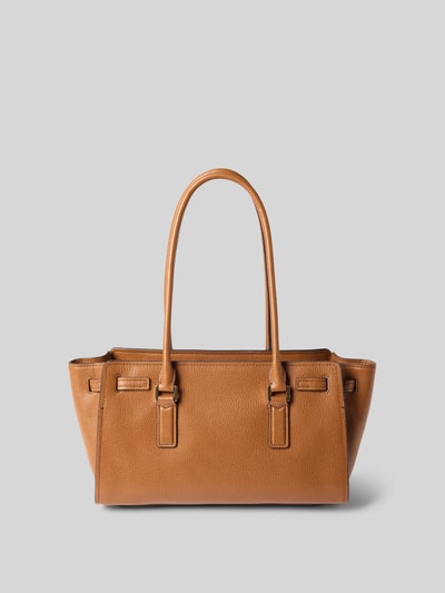 MICHAEL Michael Kors Handtasche mit Label-Anhänger Modell 'HAMILTON' Camel 4