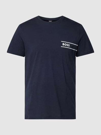 BOSS T-Shirt mit Label-Detail Dunkelblau 2