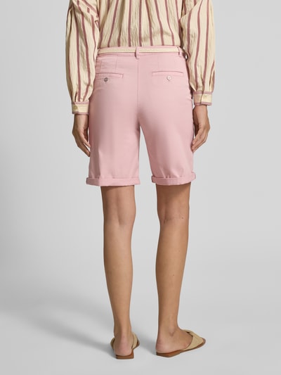 Christian Berg Woman Chino-Bermudas mit Gürtel Altrosa 5
