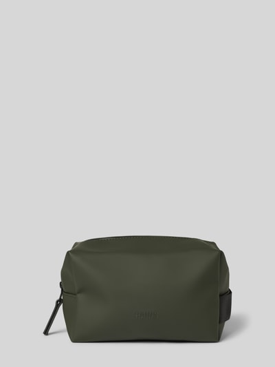 RAINS Toilettas met logo Olijfgroen - 1