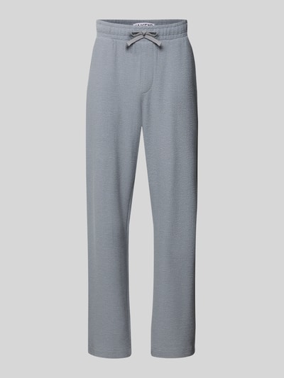 Jake*s Studio Men Straight Fit Sweatpants mit elastischem Bund Rauchblau 2