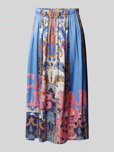 miss goodlife Midirock mit Eingrifftaschen Blau 2