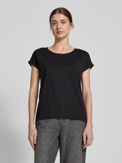 Vila T-shirt met ronde hals, model 'Dreamers' Zwart - 4