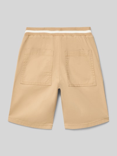 s.Oliver RED LABEL Regular Fit Sweatshorts aus Baumwoll-Mix Sand 3
