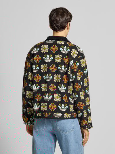 adidas Originals Jack van fijn corduroy met logomotief Zwart - 5