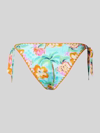 Banana Moon Bikinilbroekje met kant, model 'DIMKA DRAGONFRUIT' Turquoise - 3