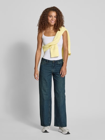 WEEKDAY Low Waist Jeans aus reiner Baumwolle Hellblau 1