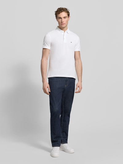 Tommy Hilfiger Slim fit poloshirt met stretch  Wit - 1