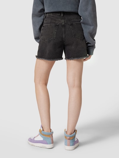 Tom Tailor Denim High Waist Jeansshorts mit ausgefransten Abschlüssen Dunkelgrau 5