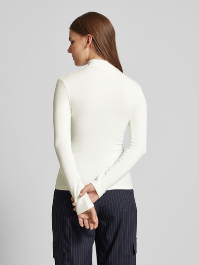 EDITED Shirt met lange mouwen en turtleneck, model 'MANON' Offwhite - 5