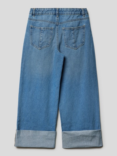 OVS Loose fit jeans met vaste omslag aan de pijpen Jeansblauw - 3