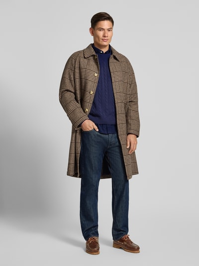 Levi's® Straight fit jeans met knoopsluiting  Donkerblauw - 1