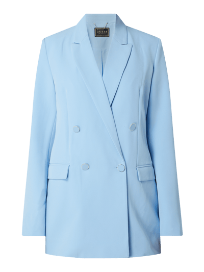 Guess Blazer mit 2-reihiger Knopfleiste Modell 'Cheryl' Hellblau 2